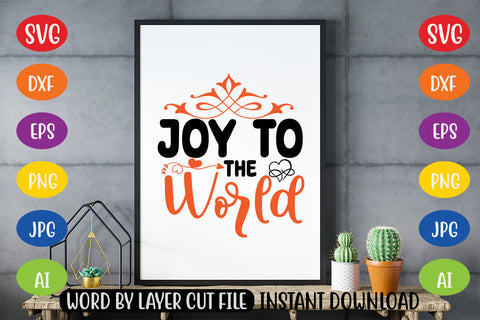 Joy To The World SVG CUT FILE SVG MStudio 