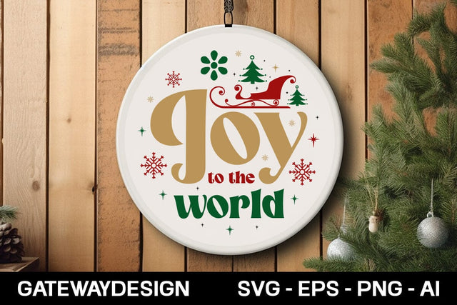 Joy To The World Svg Design SVG designmaster24 