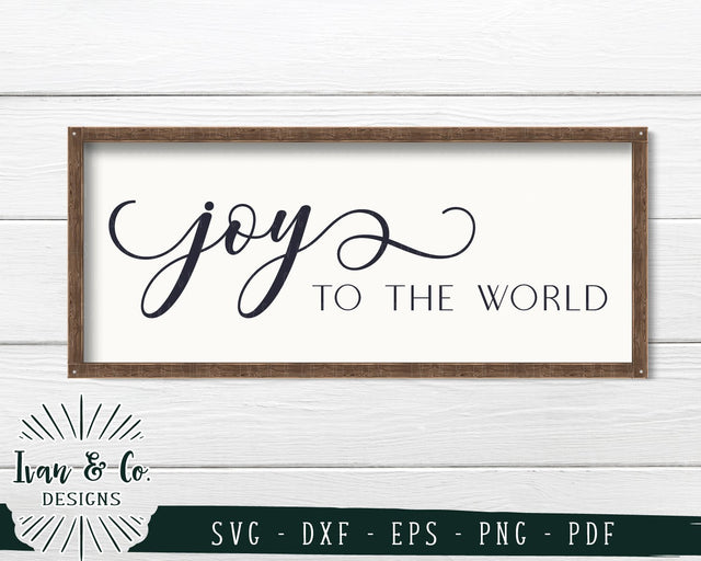Joy to the World SVG Files | Christmas | Holidays | Winter SVG (730987694) SVG Ivan & Co. Designs 