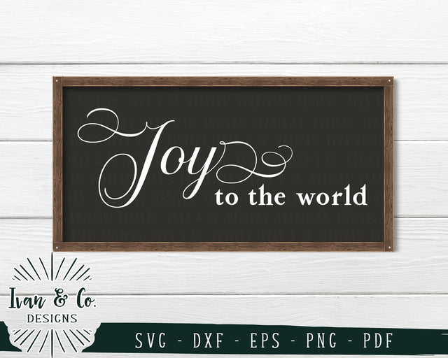 Joy to the World SVG Files | Christmas | Holidays | Winter SVG (737947291) SVG Ivan & Co. Designs 