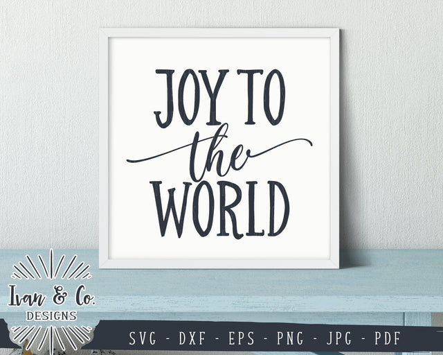 Joy to the World SVG Files | Christmas | Holidays | Winter SVG (853428607) SVG Ivan & Co. Designs 