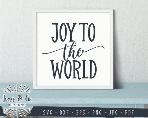 Joy to the World SVG Files | Christmas | Holidays | Winter SVG (853428607) SVG Ivan & Co. Designs 