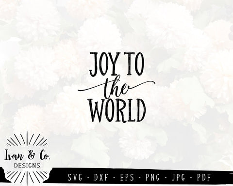 Joy to the World SVG Files | Christmas | Holidays | Winter SVG (853428607) SVG Ivan & Co. Designs 