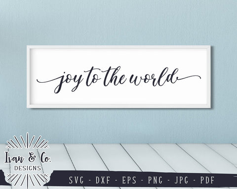 Joy to the World SVG Files | Christmas | Holidays | Winter SVG (866156415) SVG Ivan & Co. Designs 