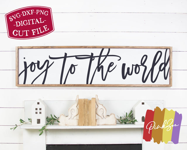 Joy to the World SVG Files | Christmas Svg | Farmhouse Svg | Oversized Svg | Commercial Use | Cricut | Silhouette | Digital Cut Files (1089623986) SVG PinkZou 