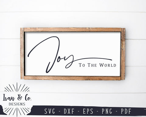 Joy to the World SVG Files | Christmas SVG | Winter SVG | Farmhouse SVG | Wood Sign SVG | Cricut | Silhouette | Commercial Use | Digital Cut Files (1085147496) SVG Ivan & Co. Designs 