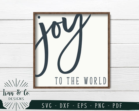 Joy to the World SVG Files | Christmas | Winter | Holidays SVG (734104474) SVG Ivan & Co. Designs 