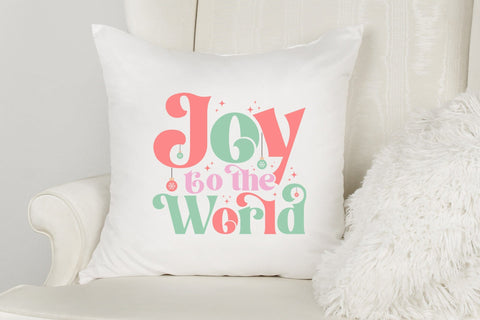 Joy to the World SVG - Retro Christmas SVG SVG CraftLabSVG 