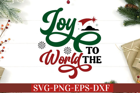 Joy to the world SVG SVG DESIGNISTIC 