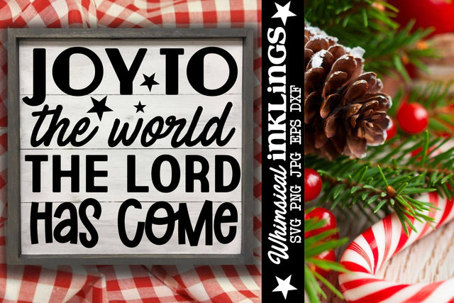Joy To The World SVG SVG Whimsical Inklings 
