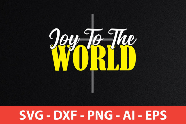 Joy To The World t-shirt design SVG shah alam 