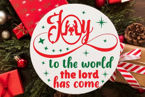 Joy To The World The Lord Has Come SVG Angelina750 