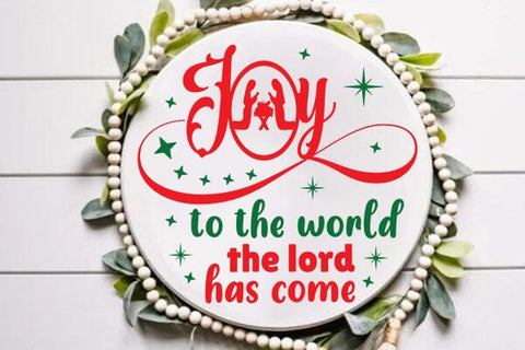 Joy To The World The Lord Has Come SVG Angelina750 