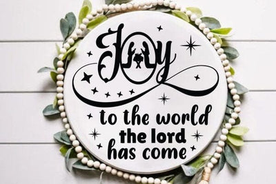 Joy To The World The Lord Has Come SVG Angelina750 