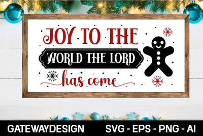 Joy To The World The Lord Has Come Svg Design SVG designmaster24 