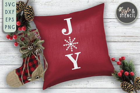 Joy Vertical Porch Sign SVG SVG Style and Stencil 