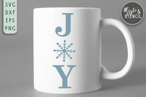 Joy Vertical Porch Sign SVG SVG Style and Stencil 