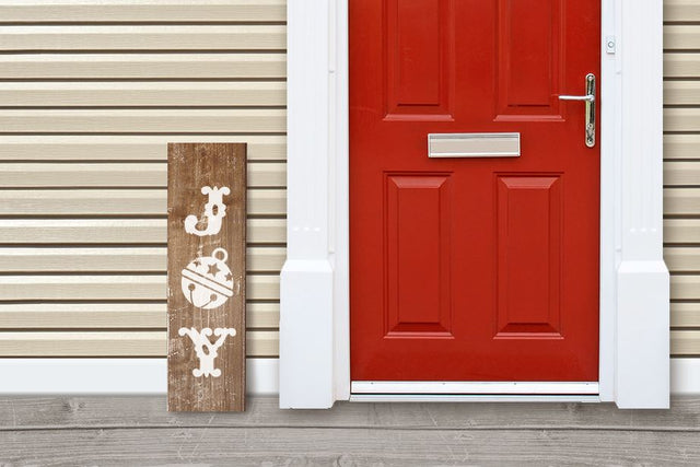 Joy with Bell Porch Sign SVG Risa Rocks It 