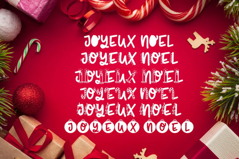 Joyeux Noel Font Freeling Design House 