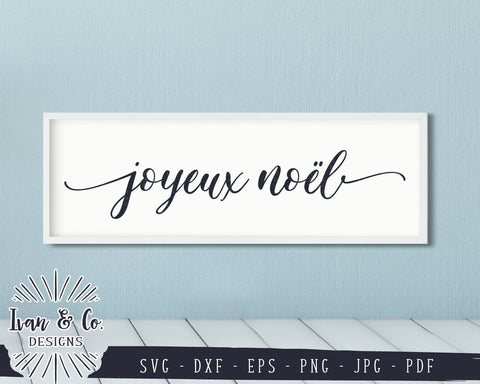 Joyeux Noel SVG Files | Merry Christmas | Holidays | Winter SVG (859869803) SVG Ivan & Co. Designs 