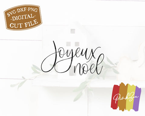 Joyeux Noel SVG Files, Merry Christmas Svg, Noel Svg, French Svg, Holidays Svg, Winter Svg, Commercial Use, Digital Cut Files (1295230750) SVG PinkZou 