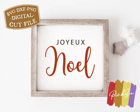 Joyeux Noel SVG Files | Merry Christmas Svg | Noel Svg | French Svg | Winter Svg | Commercial Use | Digital Cut Files (1258136750) SVG PinkZou 