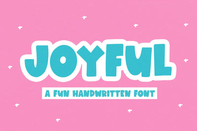 Joyful - Fun Handwritten Font Font KA Designs 