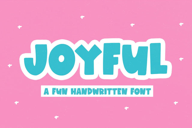 Joyful - Fun Handwritten Font Font KA Designs 