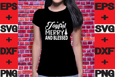 Joyful merry and blessed SVG svgteam 