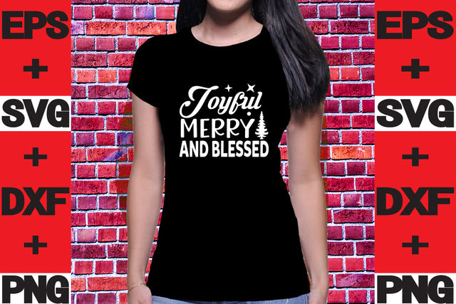 Joyful merry and blessed SVG svgteam 
