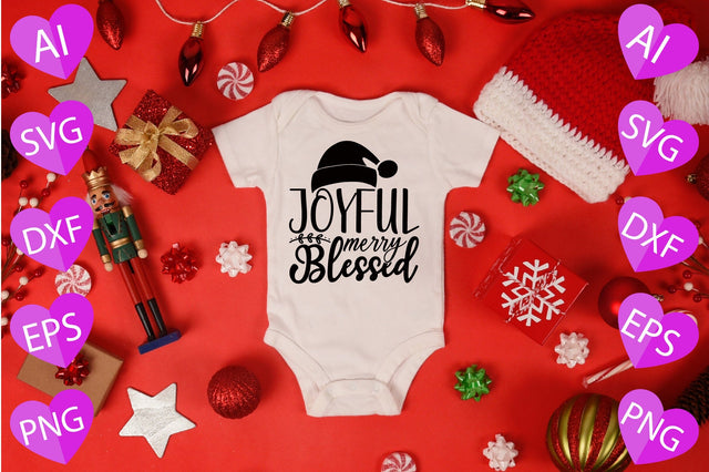 Joyful Merry Blessed SVG CraftlabSvg29 