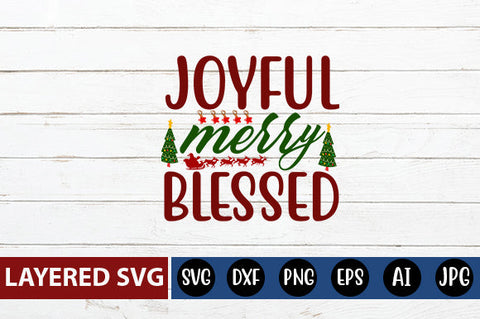 joyful merry blessed SVG cute file SVG Blessedprint 