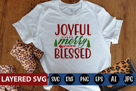 joyful merry blessed SVG cute file SVG Blessedprint 