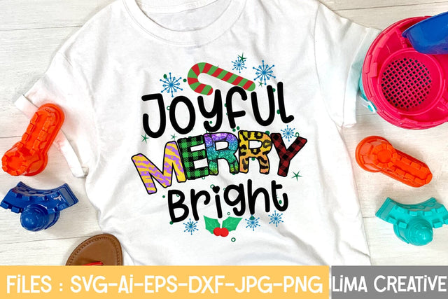Joyful Merry Bright Sublimation Sublimation Insomnia Std 