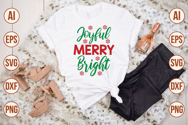 Joyful Merry Bright svg SVG shah alam 