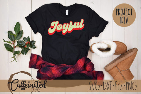 Joyful Retro SVG SVG Caffeinated SVGs 