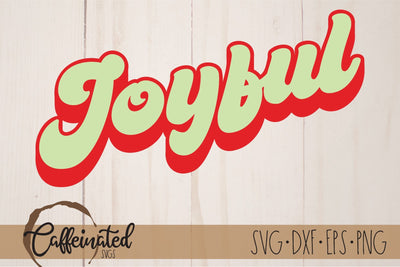 Joyful Retro SVG SVG Caffeinated SVGs 