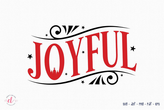 Joyful SVG | Christmas SVG Design SVG CraftLabSVG 