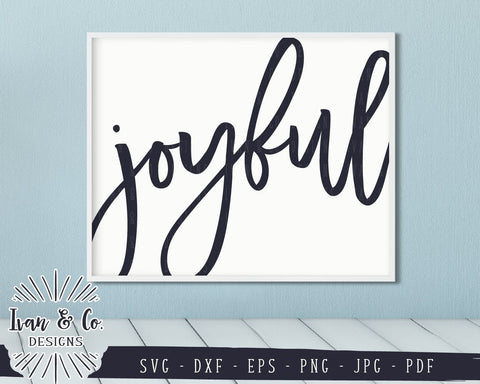Joyful SVG Files | Christmas | Holidays | Winter SVG (844253700) SVG Ivan & Co. Designs 