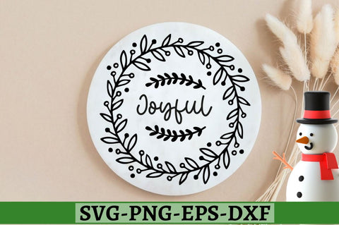 Joyful SVG SVG DESIGNISTIC 