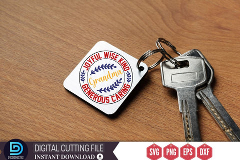 Joyful wise kind generous caring Grandma SVG SVG DESIGNISTIC 