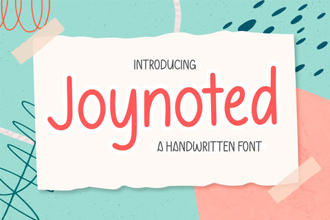 Joynoted Font Allouse.Studio 