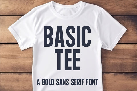 JP Basic Tee Font SVG Svg Cuttables 