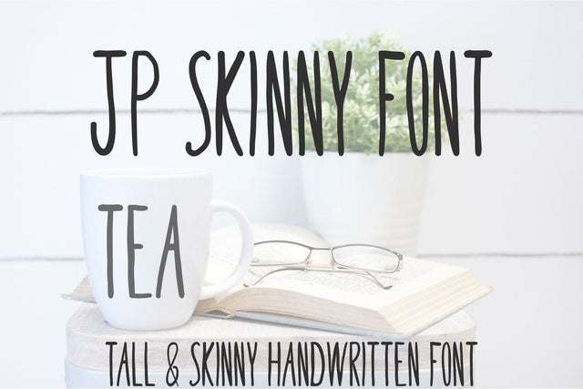 JP Skinny Font Font Svg Cuttables