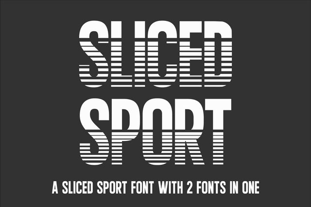 Jp Sliced Sport Font SVG Svg Cuttables 