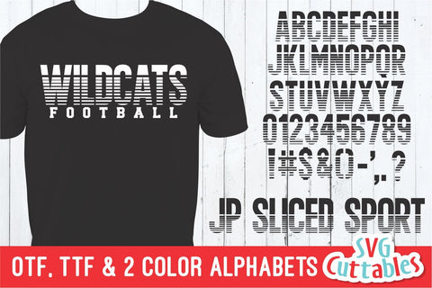 Jp Sliced Sport Font SVG Svg Cuttables 