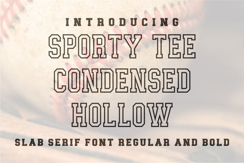JP Sporty Tee Condensed Hollow Font Svg Cuttables 