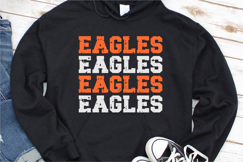 JP Sporty Tee Distressed Font Svg Cuttables 