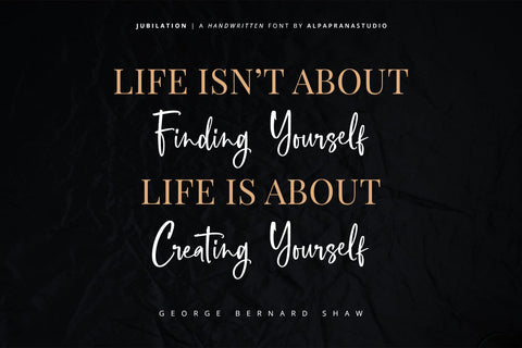 Jubilation - Handwritten Font Font Alpaprana Studio 