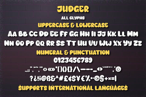 Judger Font twinletter 